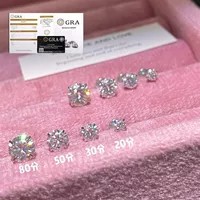 Moissanite stud earrings for pierced ears, hypoallergenic medical steel cartilage earrings