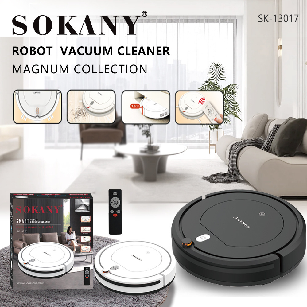 Export Sokany13017 Household Sweeper Cleaning Dust Removal Vacuum Cleaner Robot Vacuum Cleaner