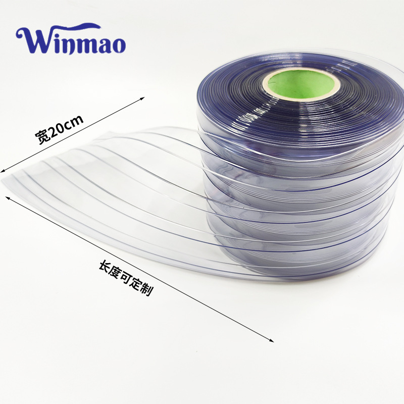 Transparent Plastic Leather Curtain Soft Door Curtain Pvc Light-Transmitting Soft Door Curtain Plastic Curtain Windproof and Dustproof Indoor Balcony Partition Door