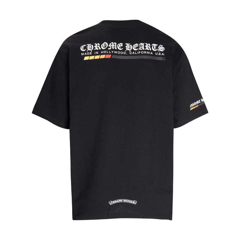 クロムハーツ カラークロスプリント半袖Tシャツ 男女兼用 25クロスボーダー 正規版|undefined