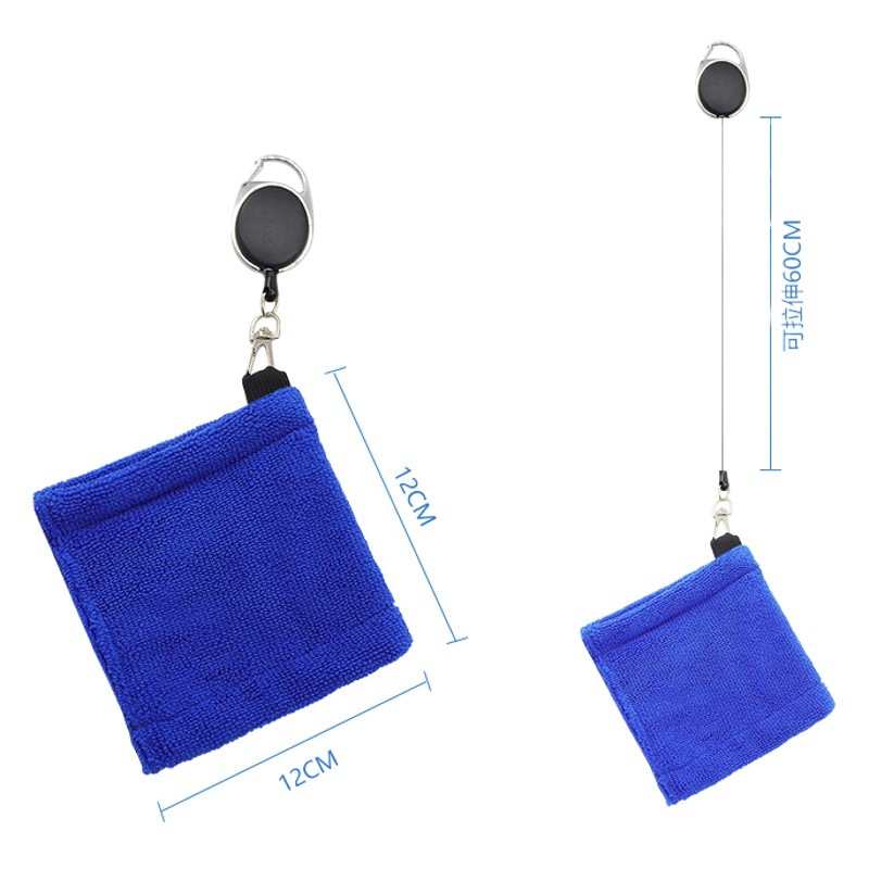 Golf towel pineapple clean towel wipe club towel outdoor hook towel Amazon cross-border hot sale