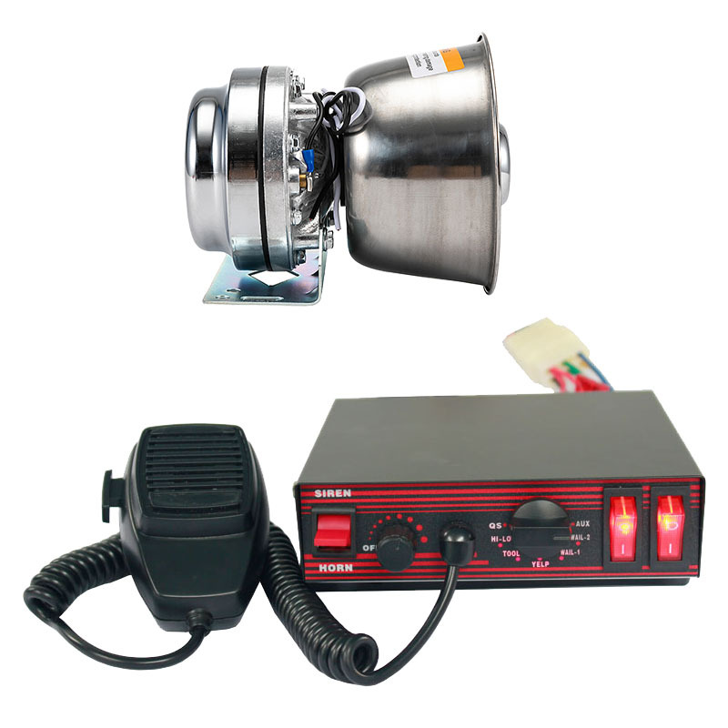 Sirena de Alarma para Auto con Megáfono 200W CJB-200E de Aleación de Aluminio