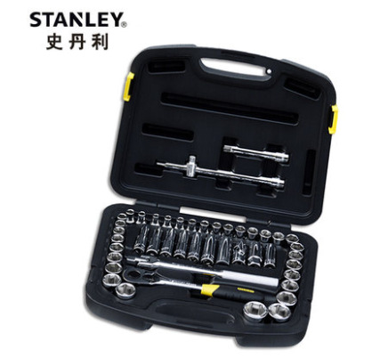 STANLEY史丹利46件套12.5MM系列公英制套筒组套94-187-22机修工具