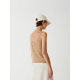Hemp and Silk Blended V-neck Pullover Camisole High-end Short Base Top Thin All-match Sleeveless Base Top
