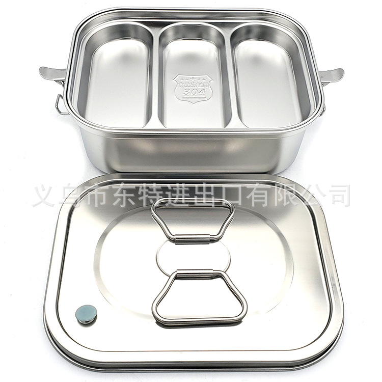 Factory direct sales of stainless steel 304 lunch boxes, individual meal boxes, retro lunch boxes and bento boxes detail image 8