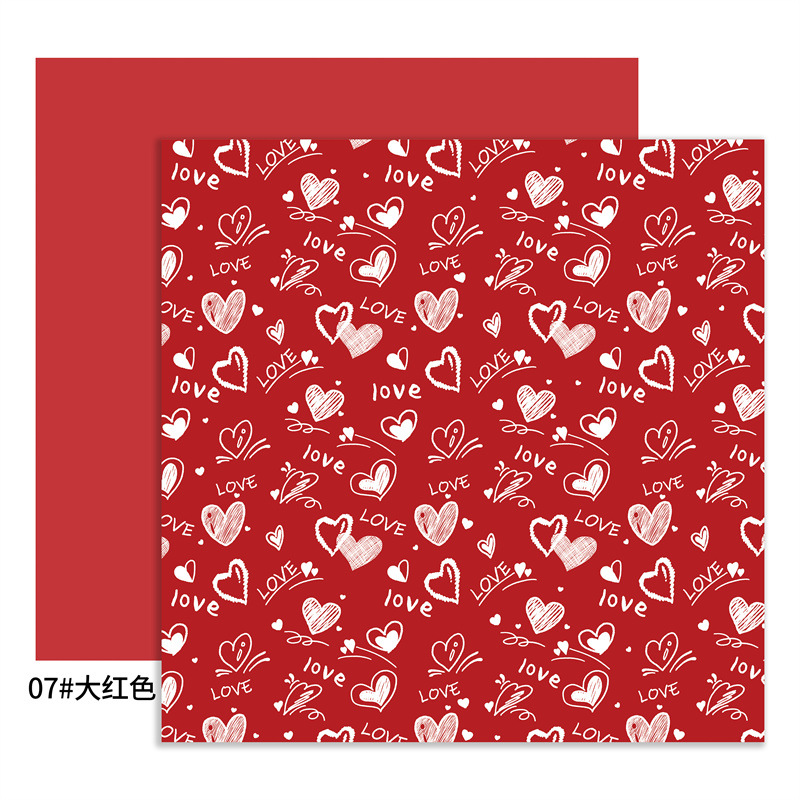 Fabricante de fiestas de flores al por mayor nuevos productos transfronterizos, ramo de San Valentín, papel de embalaje, floristería, papel de embalaje de flores a prueba de agua, materiales