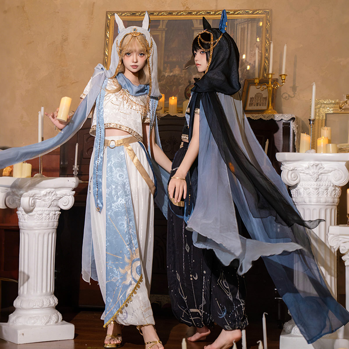 Yemengge Genuine design Hanfu, overall, trousers, set