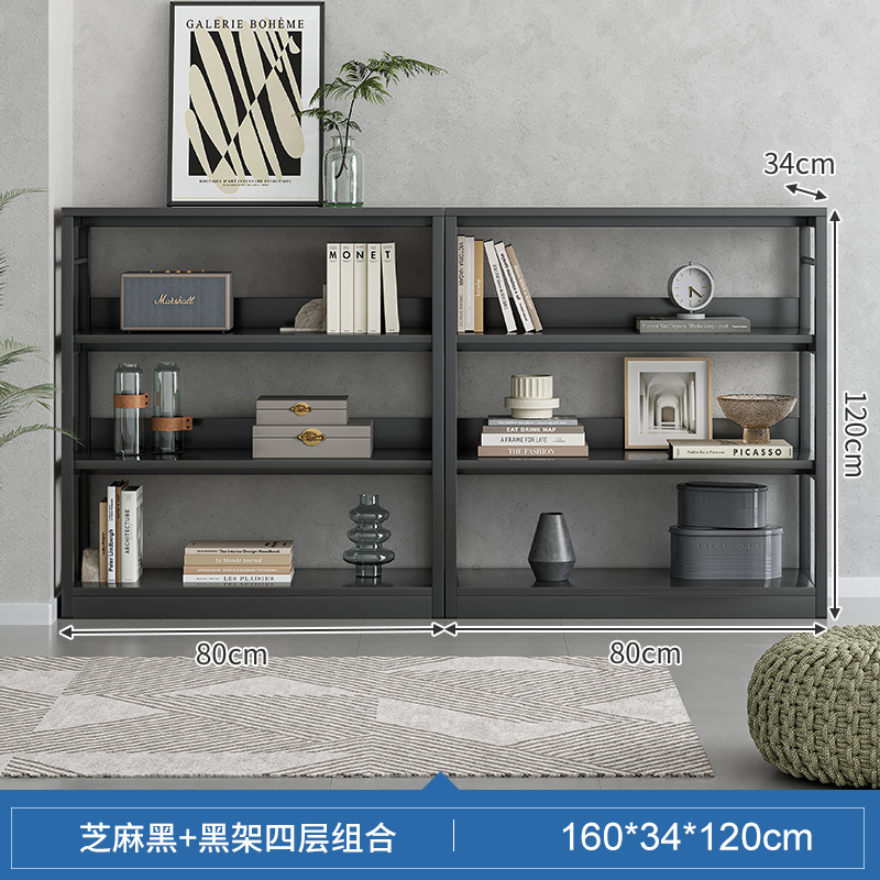 Estante de almacenamiento doméstico multicapa de pie estante de exhibición gabinete de almacenamiento sub-estante estantería decorativa estantería