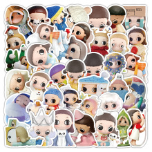 52张Nyota贴画笔记本电脑吉他行李箱DIY创意防水跨境奖励儿童贴纸