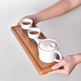 亚朵酒店同款茶具套装拼接色陶瓷家用现代小套装酒店民宿茶具套装