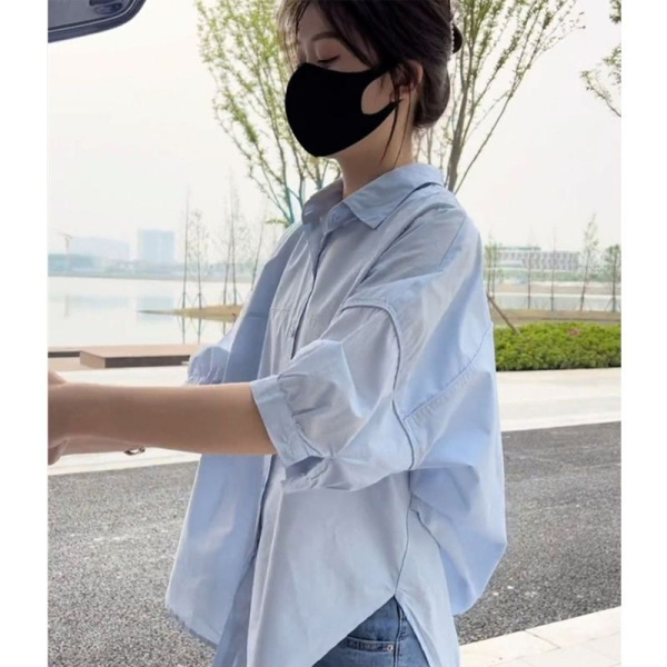 White summer spring design shirt