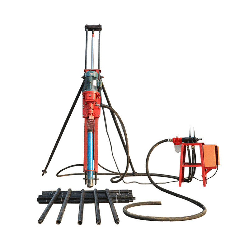 yq120气电联动潜孔钻机 30米纯气动边坡支护岩石钻孔机