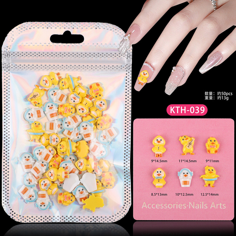 人気のネイルアートアクセサリーヒョウ柄 KT 猫バタークマバブルマートネイルアート漫画 diy ウェアラブルネイルアクセサリー|undefined