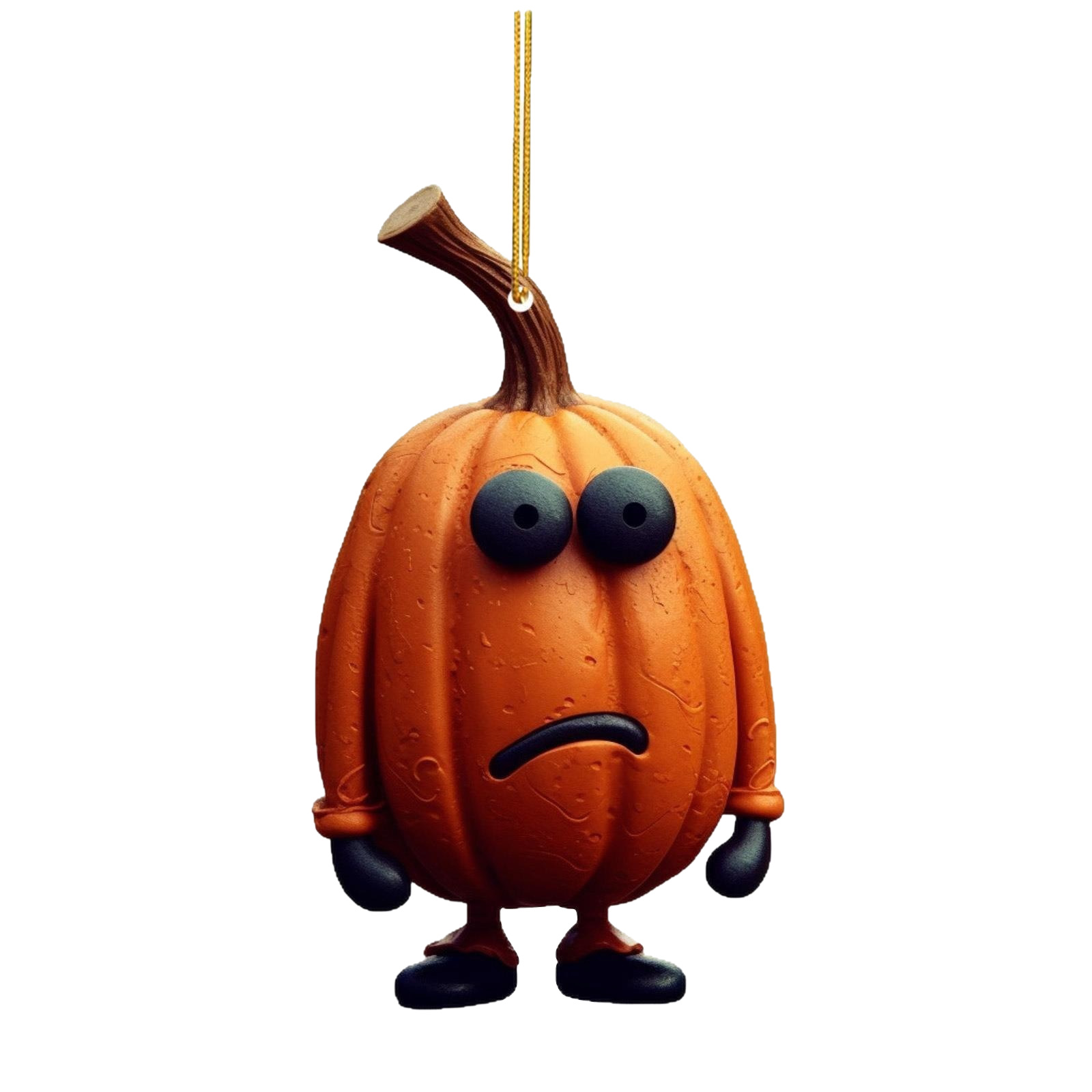 Halloween transfronterizo acrílico calabaza colgante transfronterizo espejo retrovisor colgante remolque de automóvil de vacaciones