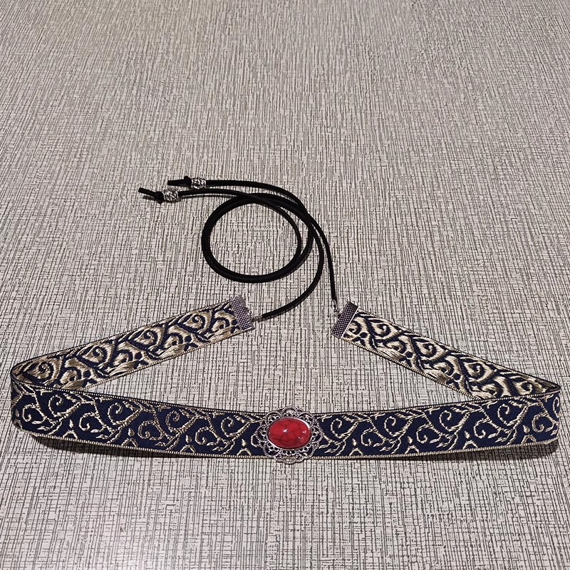 Niños Song vestidos antiguos toque de cabeza frente correa de pelo frente correa de pelo para niños vestidos antiguos de estilo Han2025 nuevos joyas de cejas