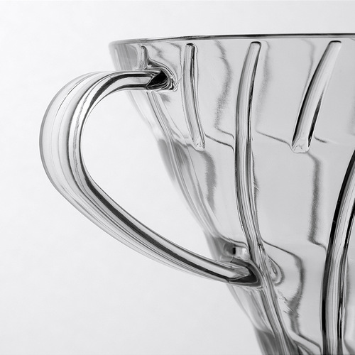 Hand pouring plastic filter cup V60 type pouring cup 02 large filter cup Hand pouring pot ear hanging coffee pot coffee utensil filter