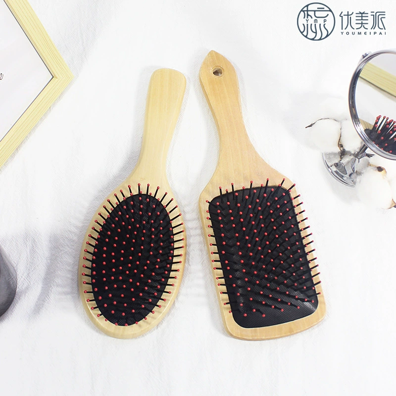 Фабрика прямых продаж лотос деревянные подушки безопасности Массажная расческа для массажа головы расческа для волос