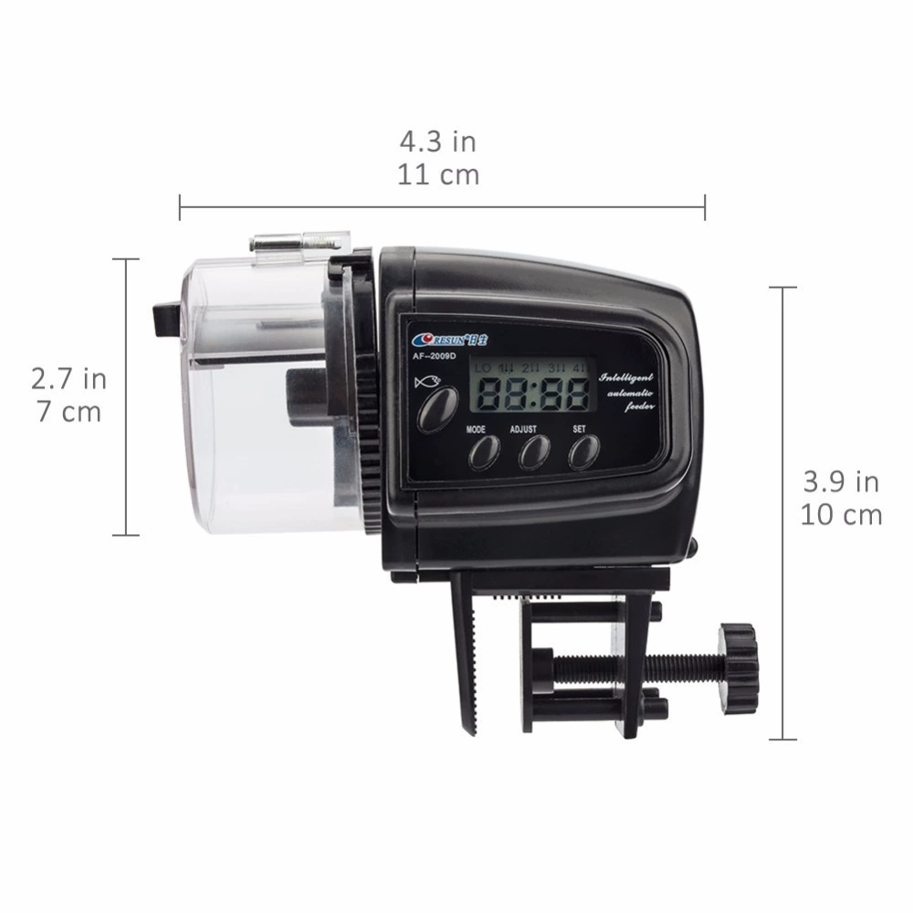 Автоматическая кормушка для рыбы с таймером. Ришэн AF-2009D. Автоматическая кормушка для аквариума имеет готовый таймер для кормления рыбы.