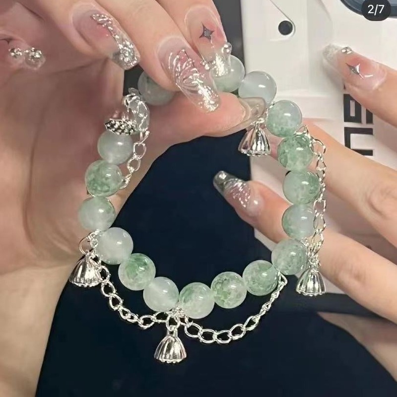 小说同款串珠流苏手链女小众设计高颜值个性不撞款百搭闺蜜手串潮|undefined