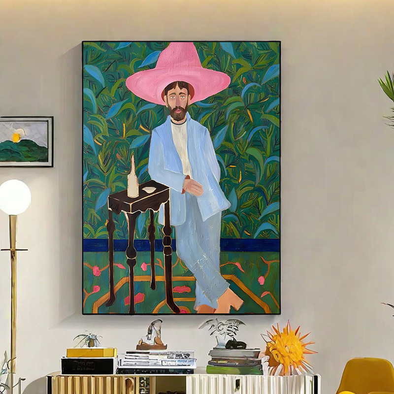 装饰画挂画多巴胺客厅卧室餐厅玄关画酒店高颜值治愈油画|undefined