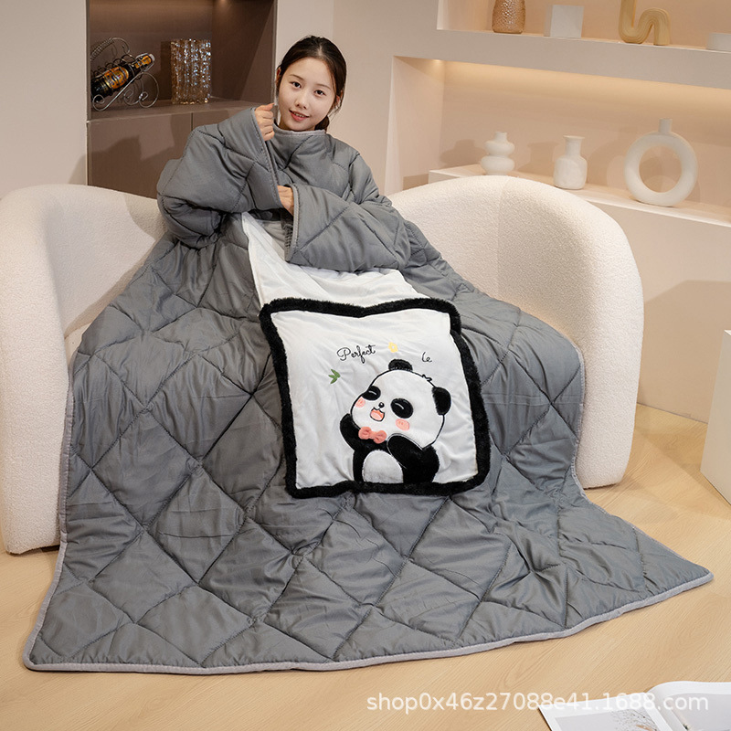 팬더 [소매가 달린 베개 이불]