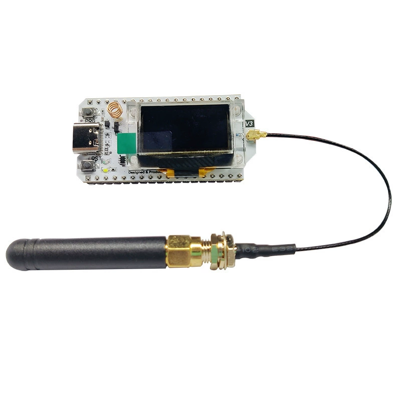 Плата разработки v3 ESP32 + SX1262, 0.96" OLED, Wi‑Fi и LoRa 868–915 МГц