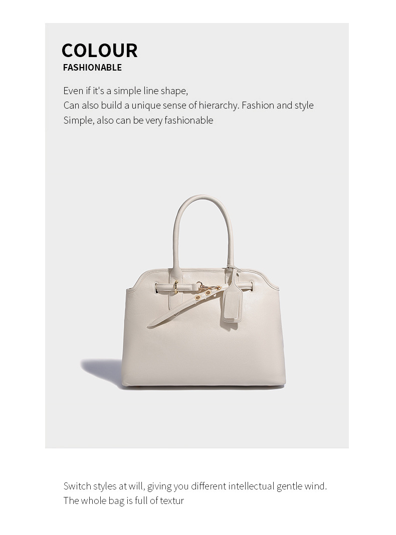 Piccola borsa da lavoro di alta qualità dal design di nicchia per le donne, nuova borsa da viaggio autunno e inverno 2024 di grande capacità_voghion.com