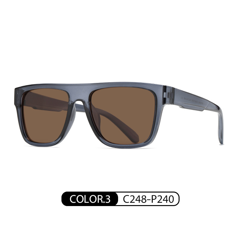 2023 nuevas gafas de sol de los hombres de moda europea y americana calle tiro gafas de sol ultra ligero TR7549 moda gafas de sol polarizadas