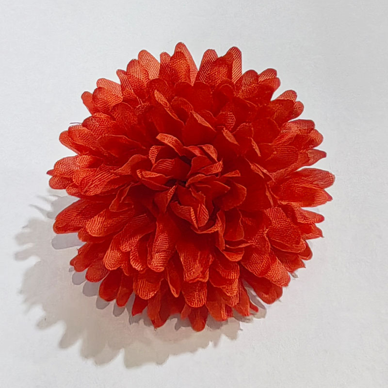 Personalizado de 8 capas de tenis de mesa, flor de crisantemo, material semiacabado, tocado de horquilla, accesorios decorativos hechos a mano, flores