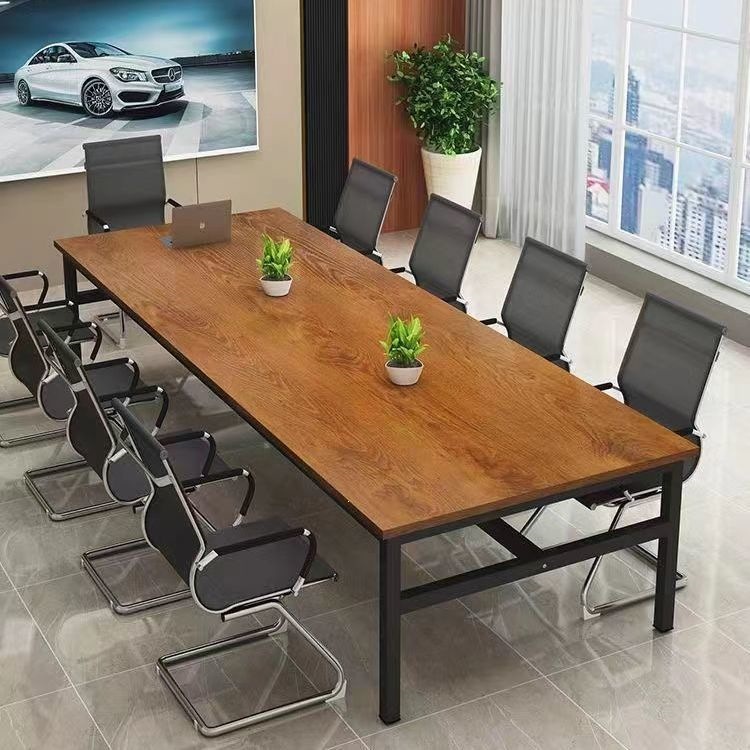 Office Conference Table, Long Rectangular Table, Rectangular Training and Negotiation Desk, Staff Office Desk, Simple Computer Desk