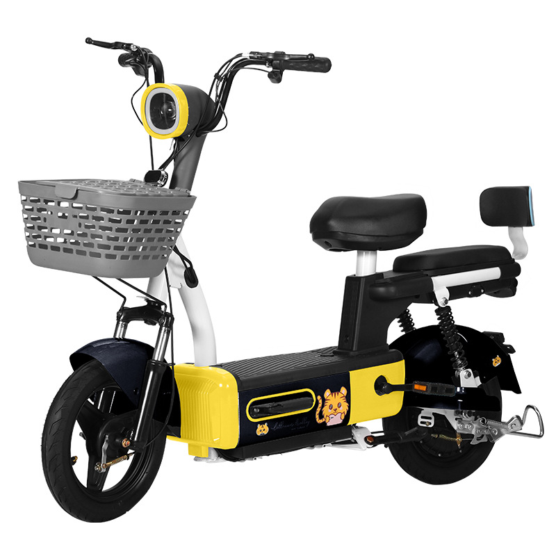 Exportación de nueva bicicleta eléctrica estándar nacional 48V dos ruedas multifuncional coche de batería doble adulto fábrica de tranvía al por mayor