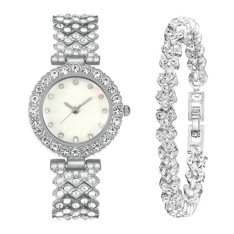 Silver diamond+bracelet