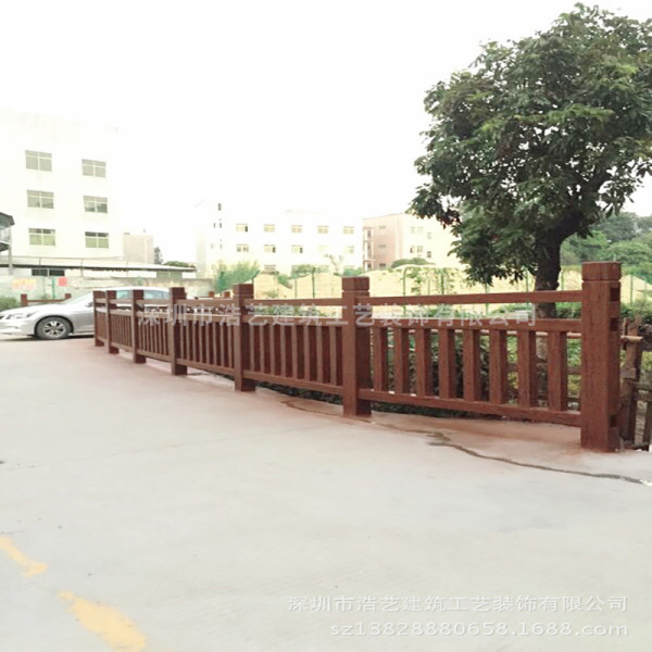 Haoyi green imitation ecological cement imitation wooden railing…