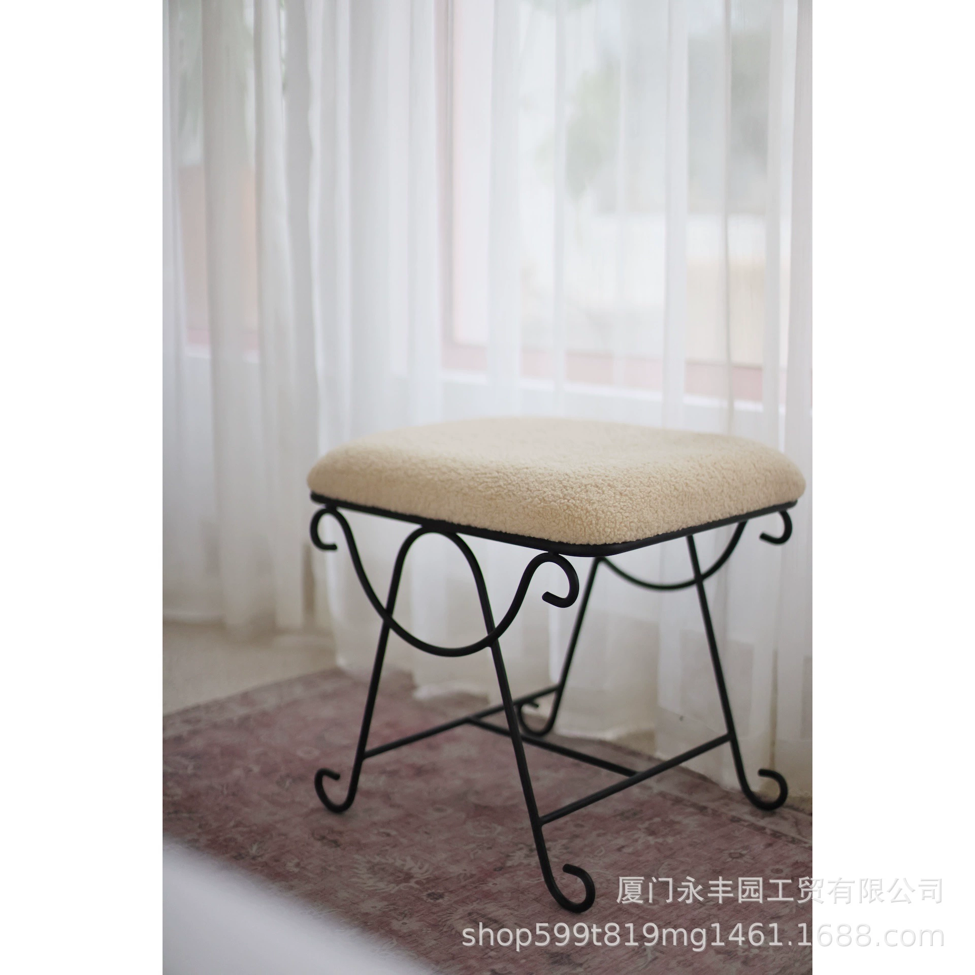 Xiwusuo металлический простой современный стиль середины века ретро табурет для переодевания дизайн табурет для смены обуви прикроватный табурет мобильный табурет для пианино