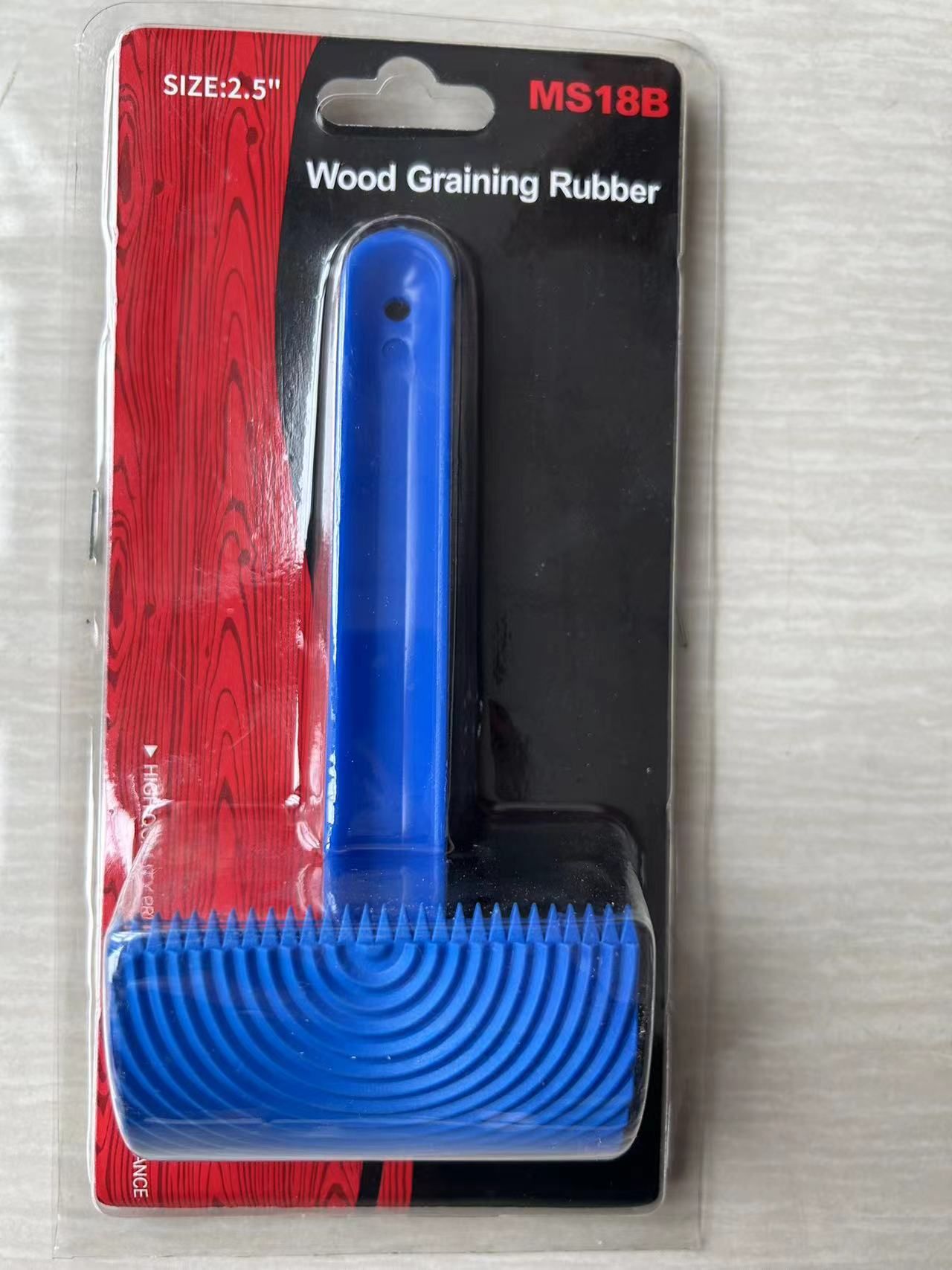 Herramientas de madera transfronterizas mayorista de goma simulación de madera herramientas de madera rodillo de pintura artística de pintura de textura herramientas de decoración