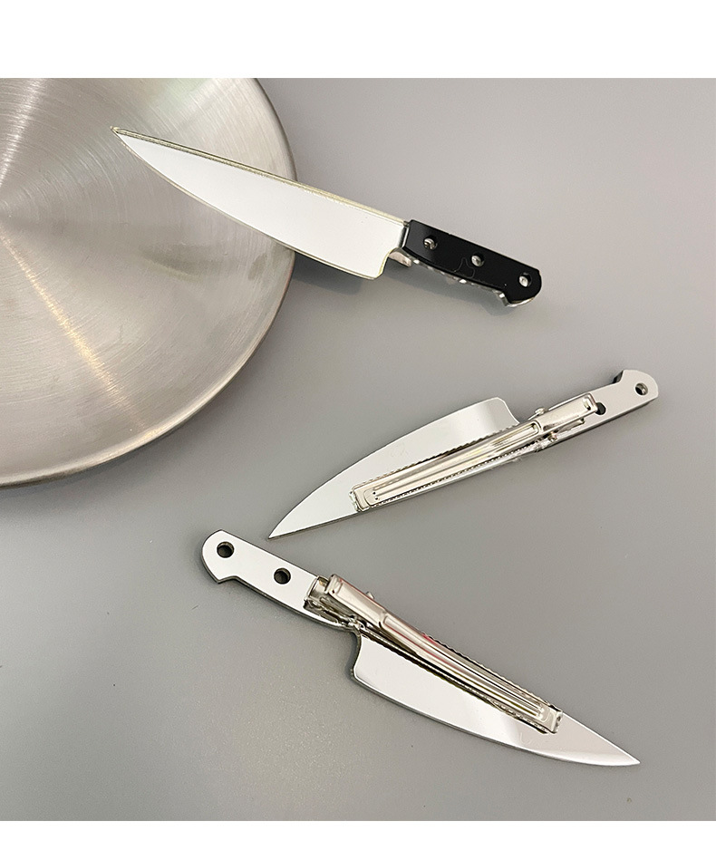 25g Weight Hair Clip Hair Accessories Type 1 Piece Quantity Women's Funny Simple Style Blade Plastic Handmade Hair Clip