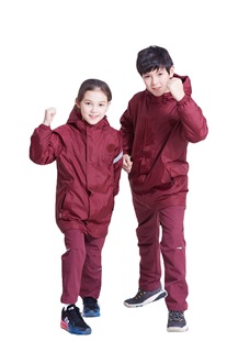 Boys and Girls Children Autumn and Winter Removable Fleece Rush Clothes School Uniform for Primary and Secondary School Students Class Clothes Garden Clothes Custom Printed LOGO