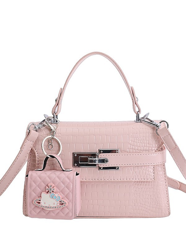 Nicho coreano Cocodrilo portátil Kelly bolso pequeño para mujeres nuevo estilo de alta moda versátil exquisito mochila