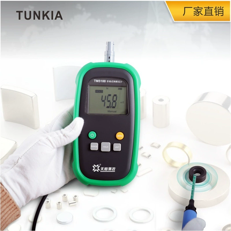 Ручной гауссметр TM5100-1 магнитометр остаточного магнитного обнаружения Теслаза TUNKIA Чанша Тяньхэн
