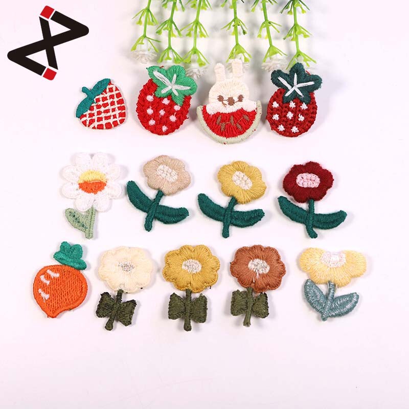 Small fresh jewelry decorative hat accessories embroidery patch creative fruit flowers 50% discount subsidy embroidery cloth stickers Small fresh jewelry decorative hat accessories embroidery patch creative fruit flowers 50% discount subsidy embroidery cloth stickers
