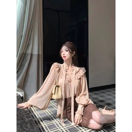 时尚休闲套装;连衣裙;女式T恤