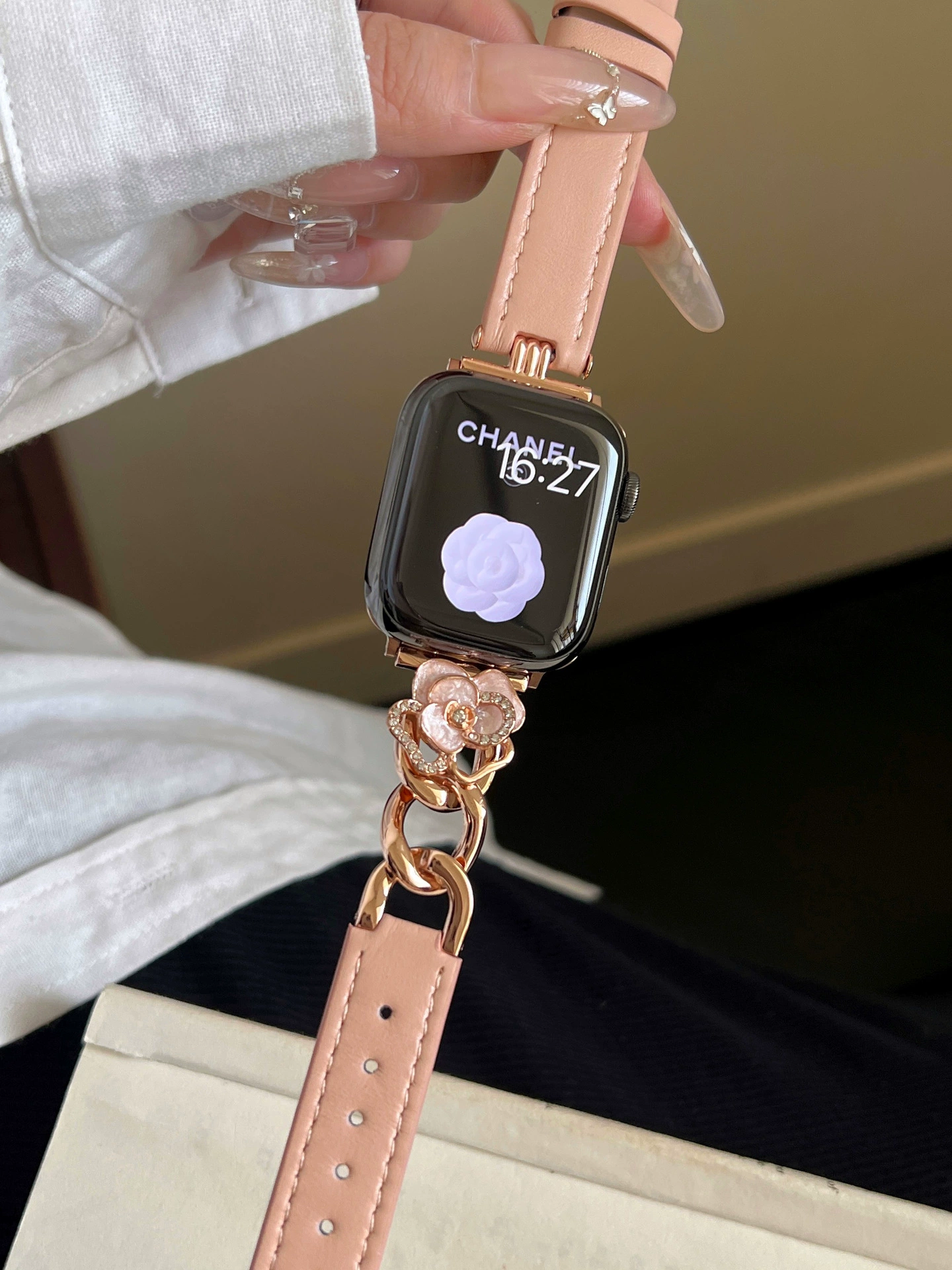 Apple, ремешок для часов, горный чай, металлический чайник, 20 мм