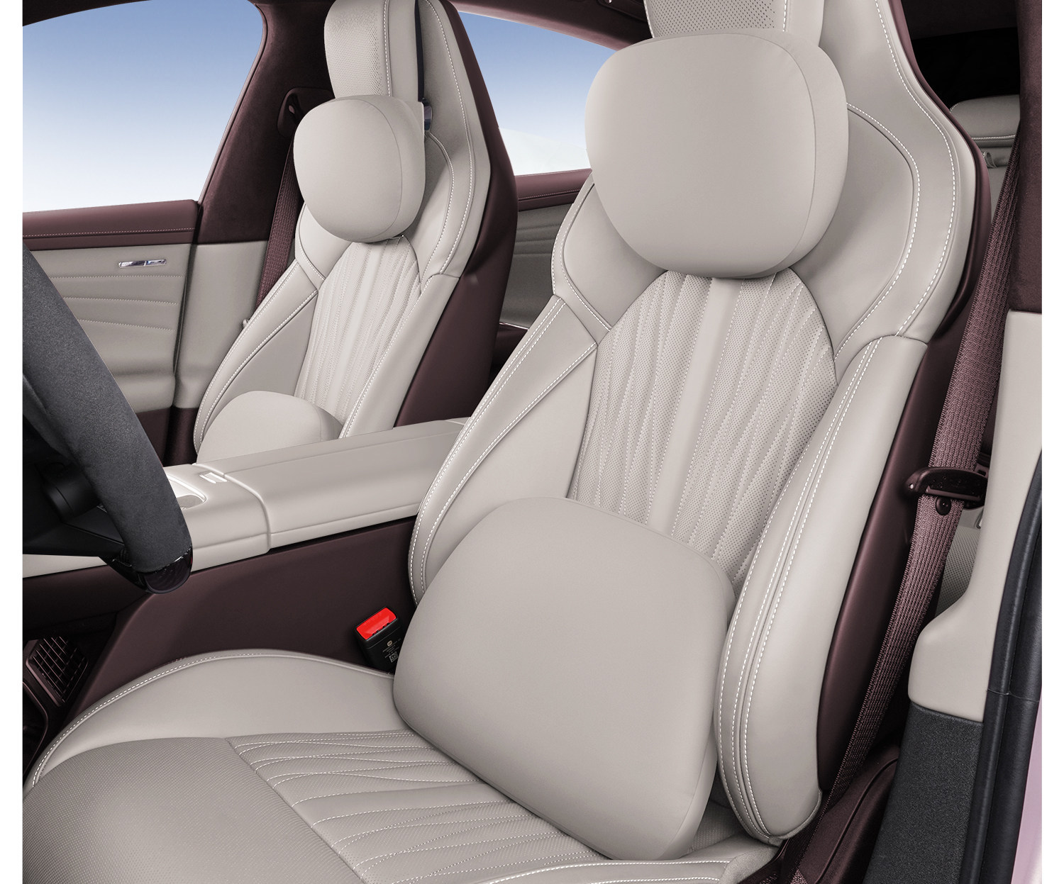Suitable for 26 New Xiaomi Su7 Car Models, Magnetic Headrest, Neck Pillow, Breathable and Comfortable Pillow, Lumbar Support, Magnetic Version