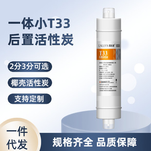 Water Purifier Rear Activated Carbon Filter Element Coconut Shell Quick-Connect Integrated Small T33 Household Water Purifier 2-Point Universal Accessories