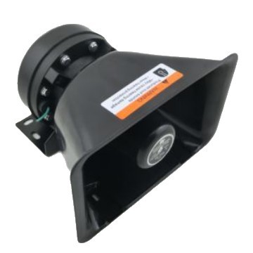 12V Car Alarm Speaker 200W High-Power Loudspeaker Siren Speaker Square Design 100C Speaker