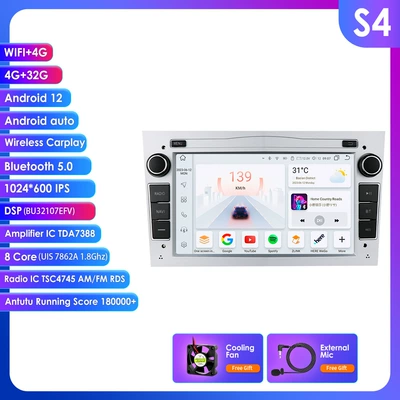 Image All-In-One Machine Original Car — DVD Navigation - silver-432g-wifi4g-lte-version-7862-carplay-octa-core-7inch-for-opel