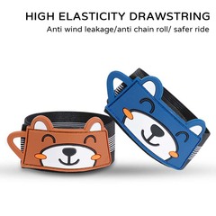 Cross-border cartoon version of bicycle gaiters with adjustable elasticity for mountain outdoor sports leggings and arm straps