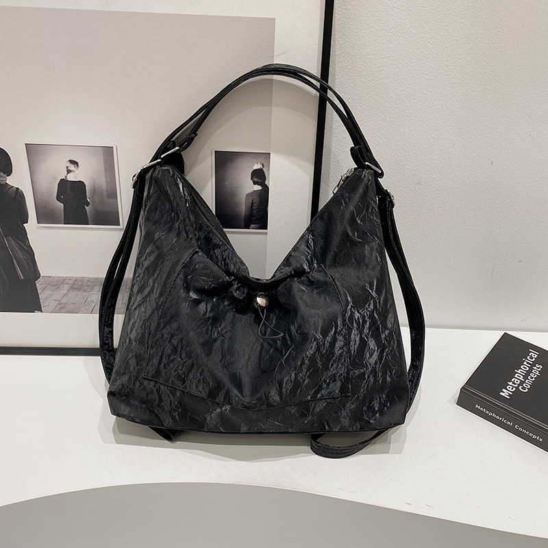 Bolsos de alta sensación de mujer 2024 nueva mochila de hombro, mochila de hombro de gran capacidad, mochila multicapacidad