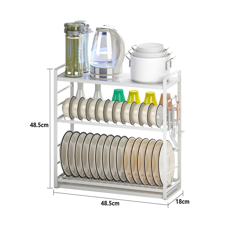 厨房置物架碗碟碗盘收纳架窗台晾洗放碗架沥水架碗柜碗筷放碗收纳
