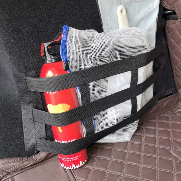 Ozno Cross-Border Automotive Supplies Trunk Storage Straps, Car-Mounted Elastic Fixing Straps, Fire Extinguisher and Miscellaneous Item Storage